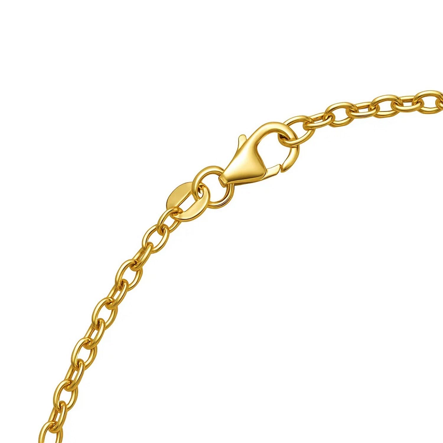 14K Yellow Gold Braided Open Heart Necklace view 6