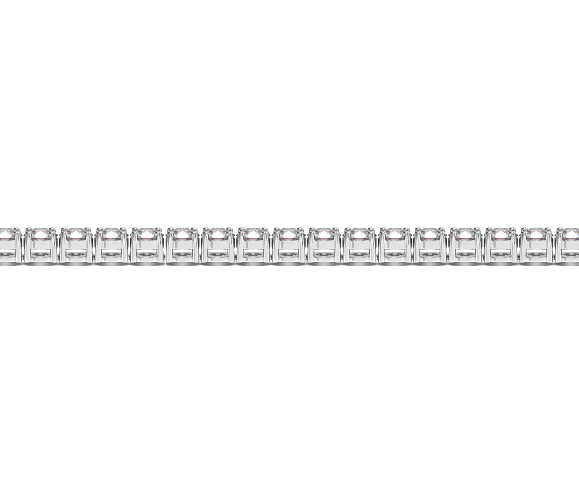 6 ctw Lab-Grown Diamond Tennis Bracelet in 14k White Gold (F-G, VS2-SI1) view 3