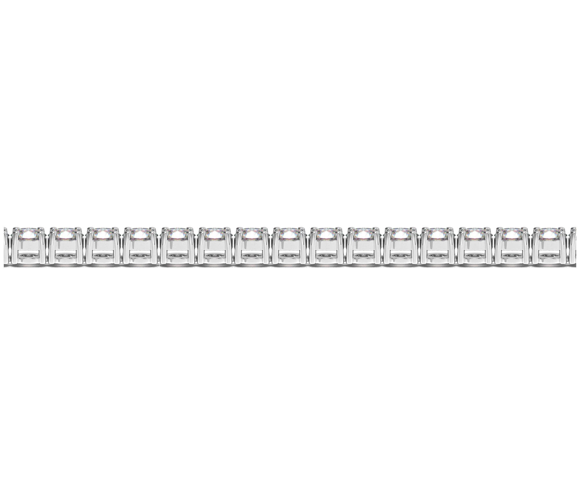 8 ctw Lab-Grown Diamond Tennis Bracelet in 14k White Gold (F-G, VS2-SI1) view 3